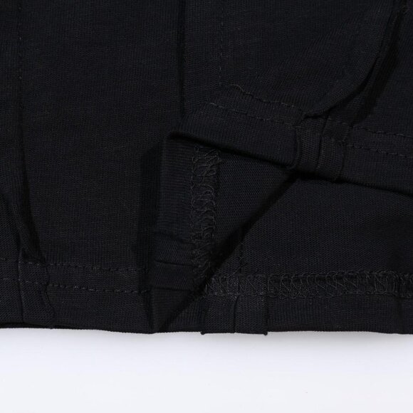 Thug Club Black T Shirt With Simple Design - Picture 7 of 8